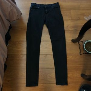 Plain black brandy Melville skinny jeans